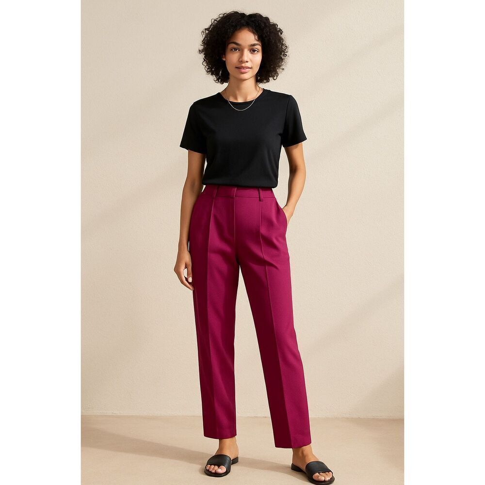 ✨Costume National Hot Pink Trouser Sz 44/8 Pants✨